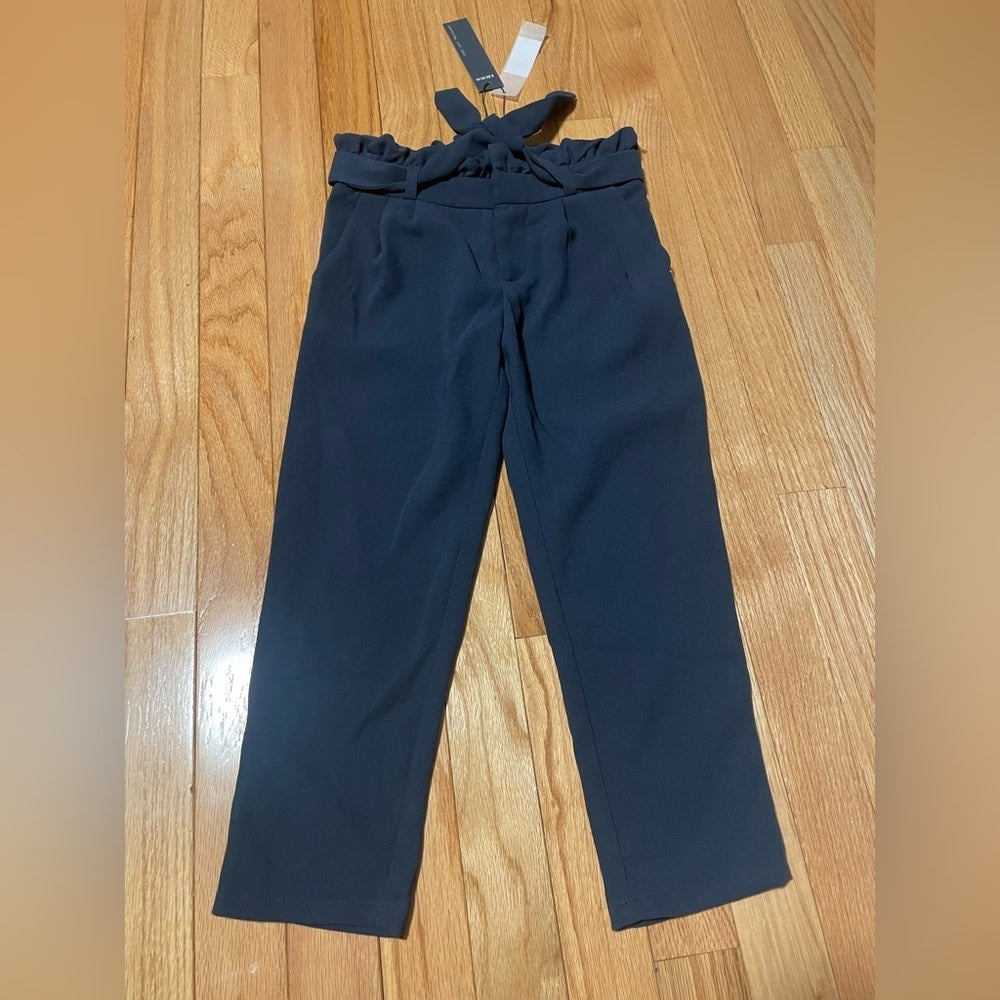 NWT Ikks Lettuce Trim Navy Kids Pants