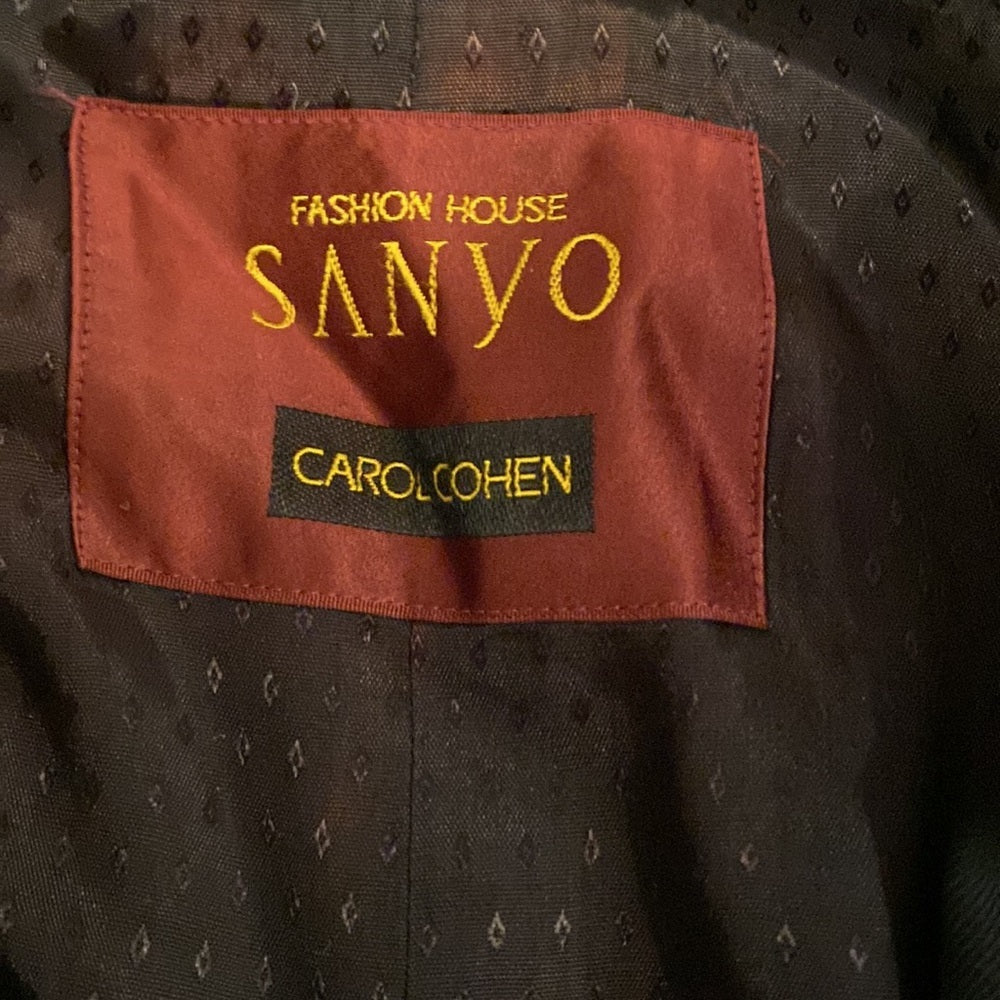 Sanyo Women’s Black Coat Size 44