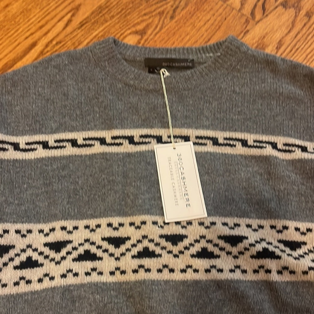 NWT 360 Cashmere Woman’s Grey Sweater Size S