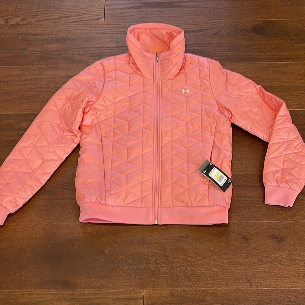 NWT Under Armour Women’s Pick Peach Lightweight Jacket Size Medium