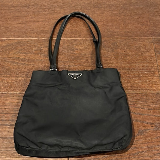 Prada Women’s Nylon Black Shoulder Bag