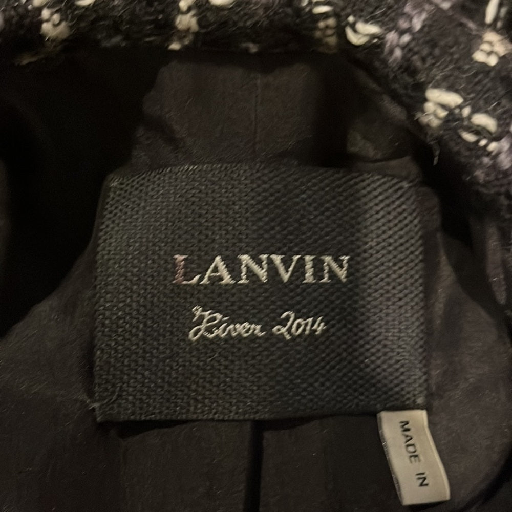 Lanvin Woman’s Black and White Cardigan Size 40