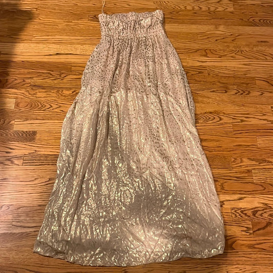 Jay Ahr Woman’s Strapless Silk Sparkle Dress Size M