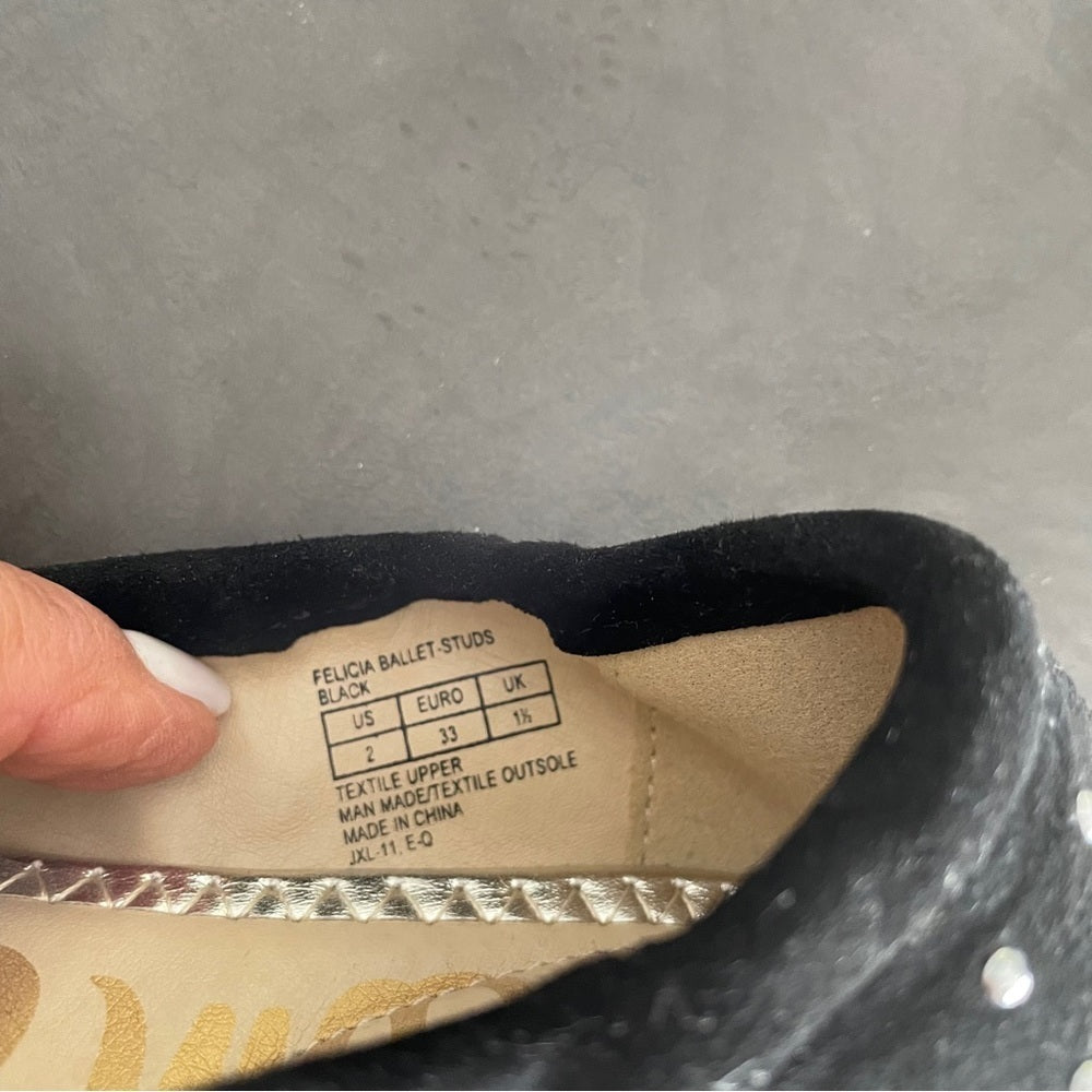 SAM Edelman Girls Ballet Flats Size 2