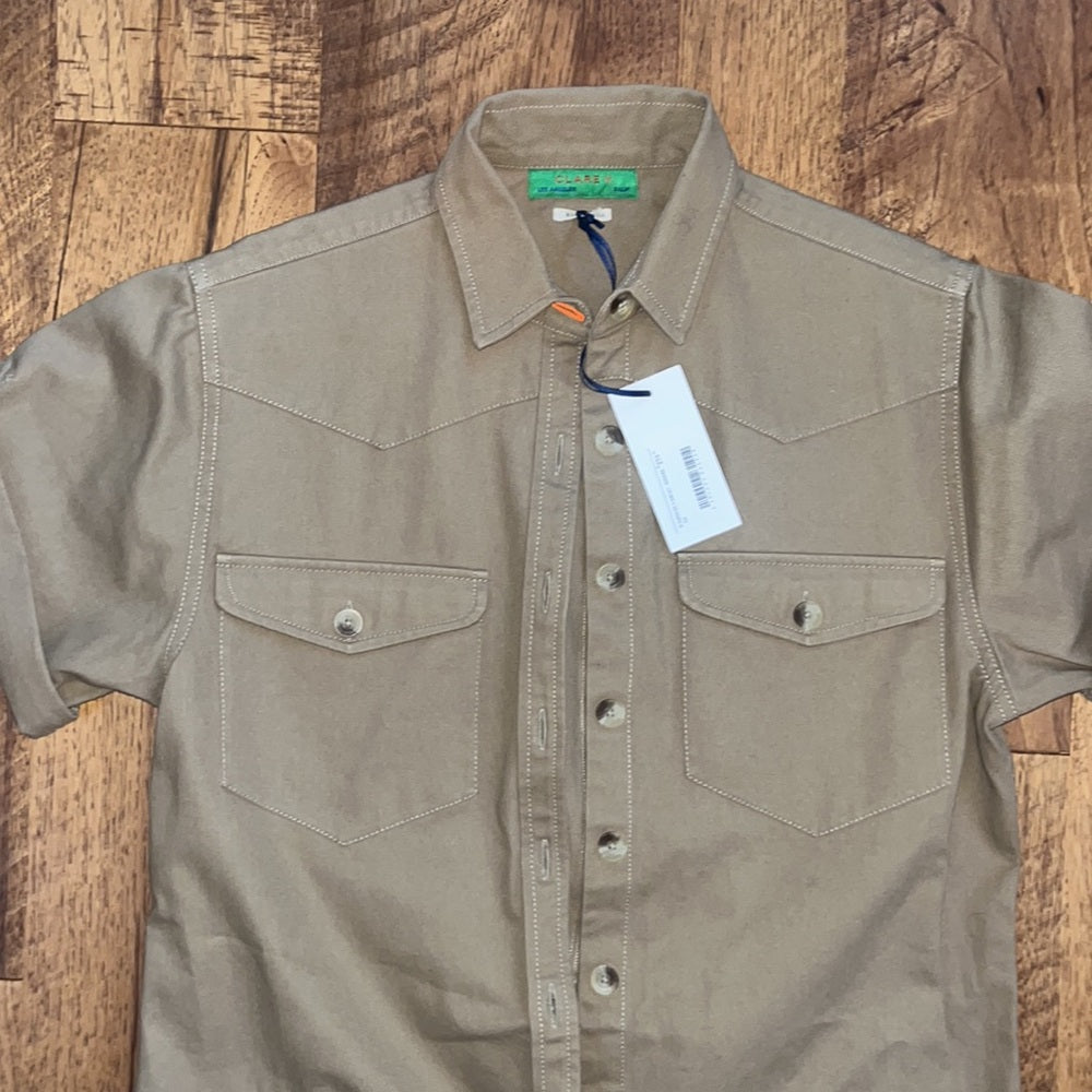 NWT Clare V. Woman’s Cargo Khaki Jumpsuit Size XS