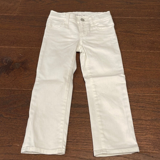 GAP Boys Slim White Jeans Size 4