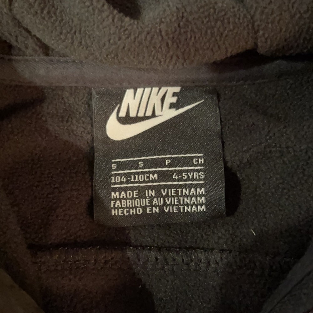 Nike Boys Hooded Fleece Sweatshirt Size 5