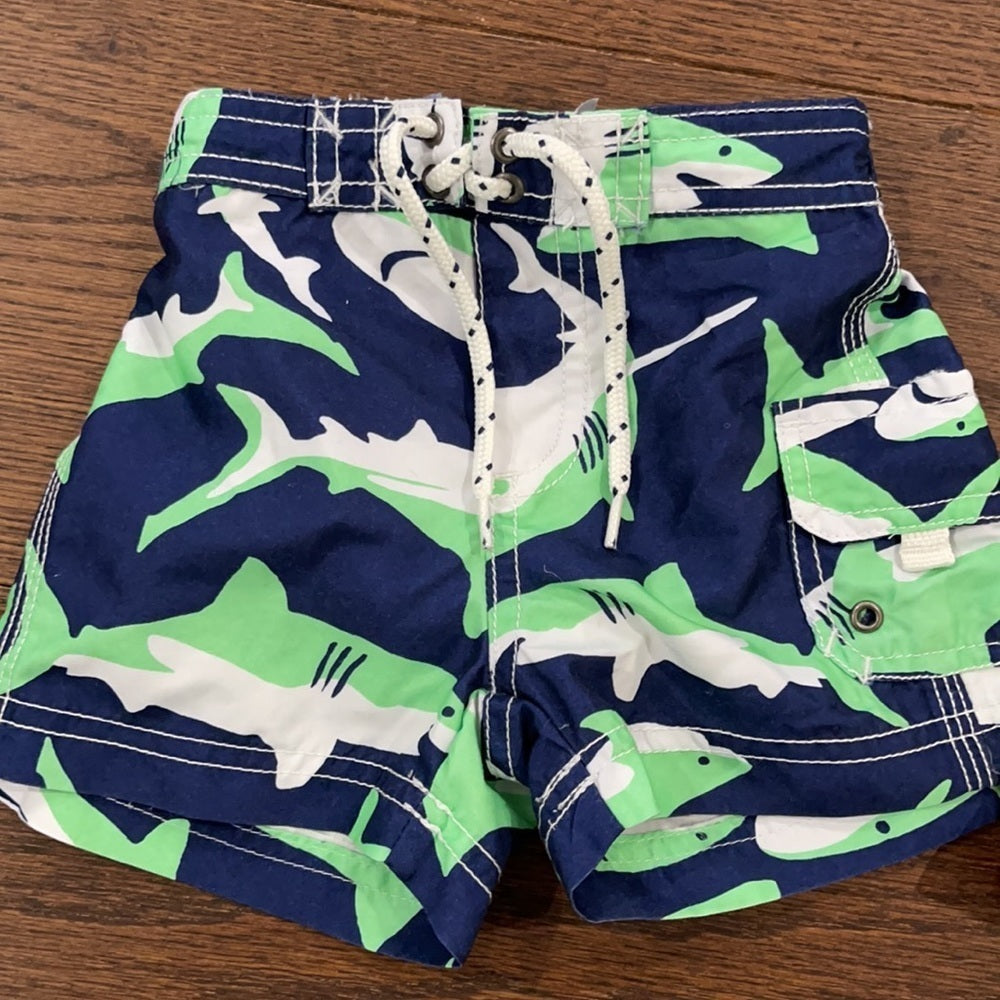 Carter’s Boys 6-9 months Swim trunks and rash guard