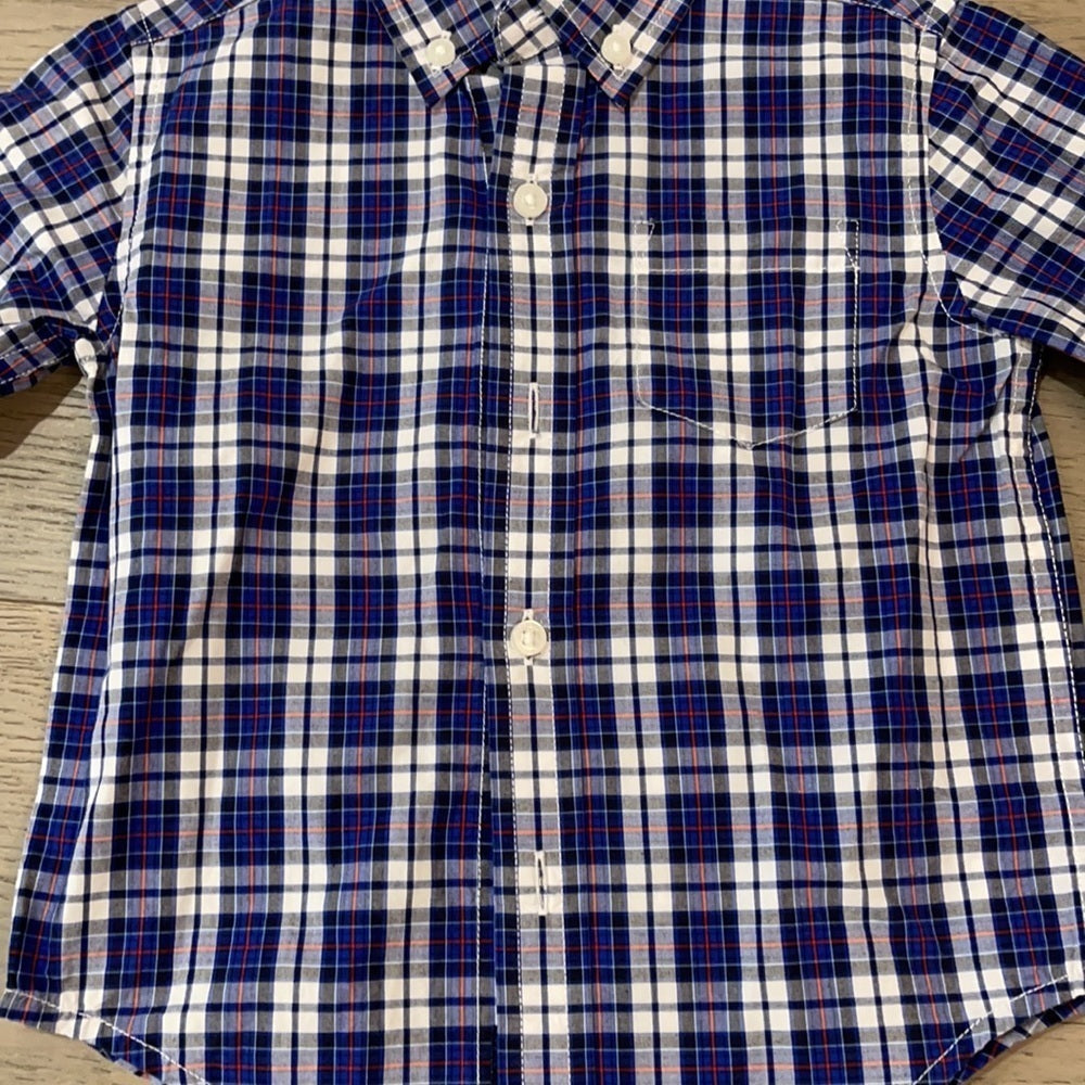 Janie and Jack Boys Button Down Size 12-18m