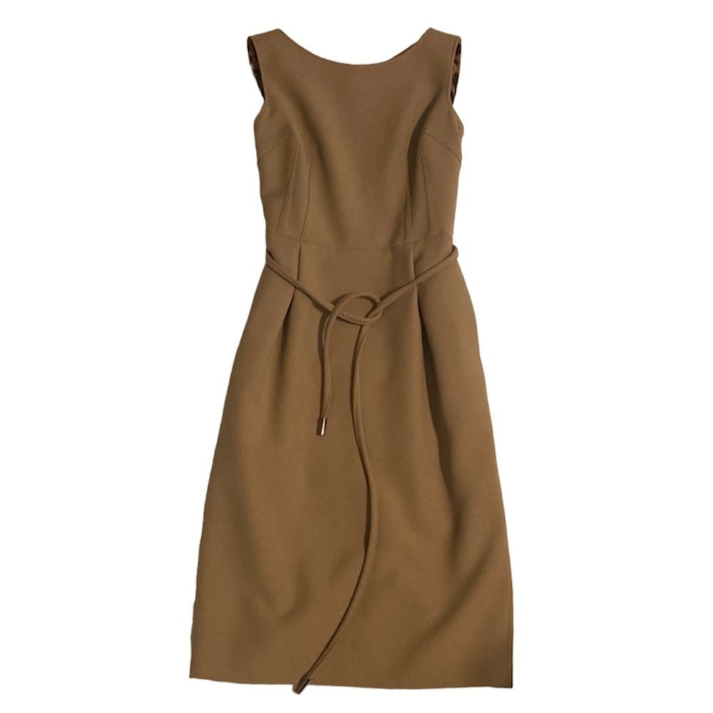 Women’s Dolce & Gabbana Wool tan dress.  Size 40