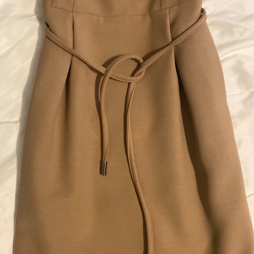 Women’s Dolce & Gabbana Wool tan dress.  Size 40