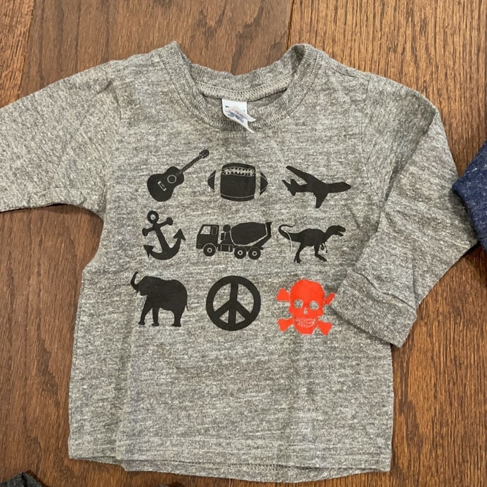 Boys Long sleeve t-shirt Size 6-12 months