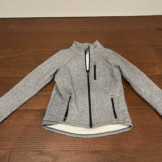 Zella Grey Girls Zip Up Sweatshirt Size Medium 8/10