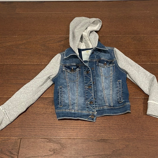 Tucker + Tate Girls Jean And Sweatshirt Jacket Size Small 7/8