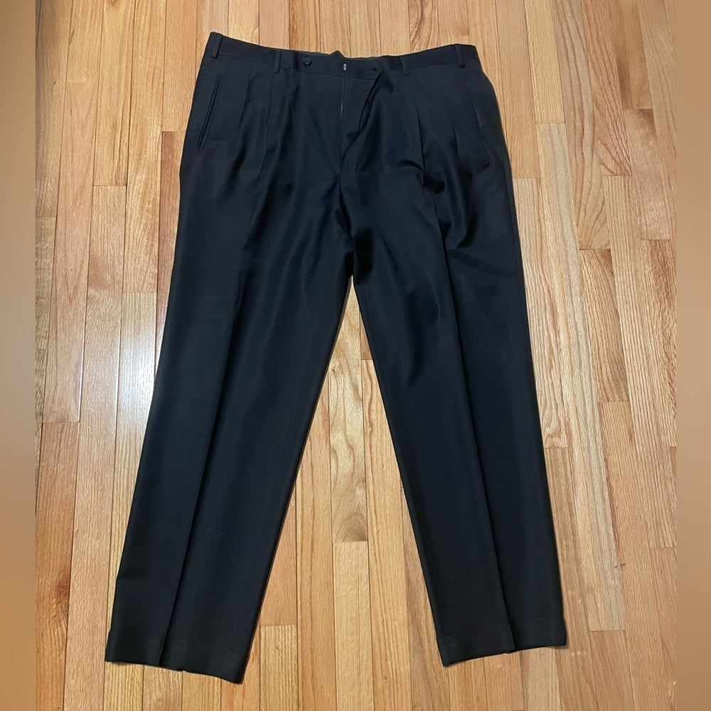 Ermenegildo Zegna Men’s Black Dress Pants