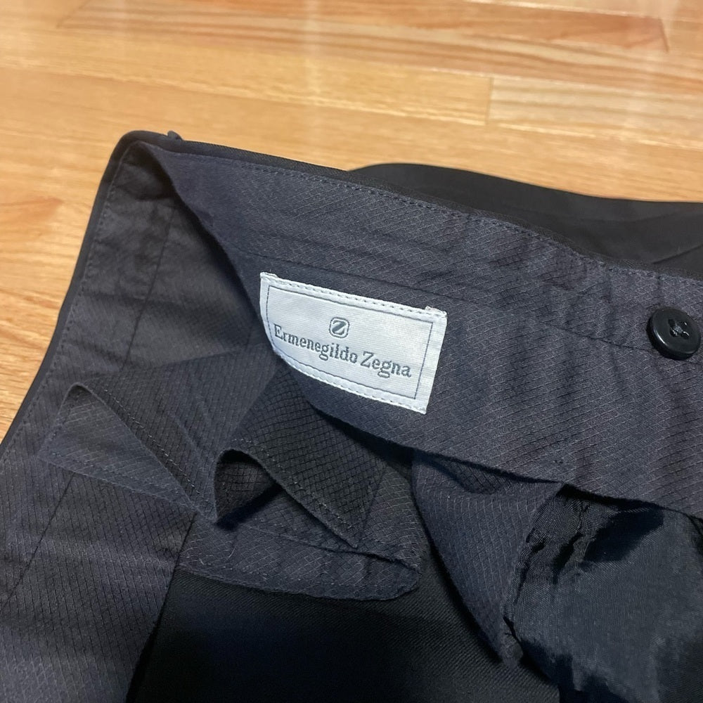 Ermenegildo Zegna Men’s Black Dress Pants