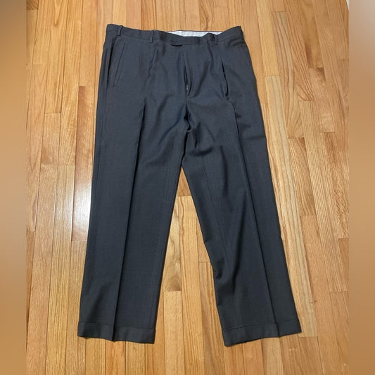 Zanella Platinum Men’s Dark Grey Dress Pants Size 44