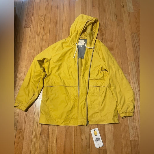 NWT Weather Proof Vintage Yellow Rain Jacket Size XL