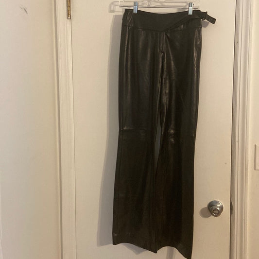 Women’s Kenzo Leather pants. Black size 36 Size Small