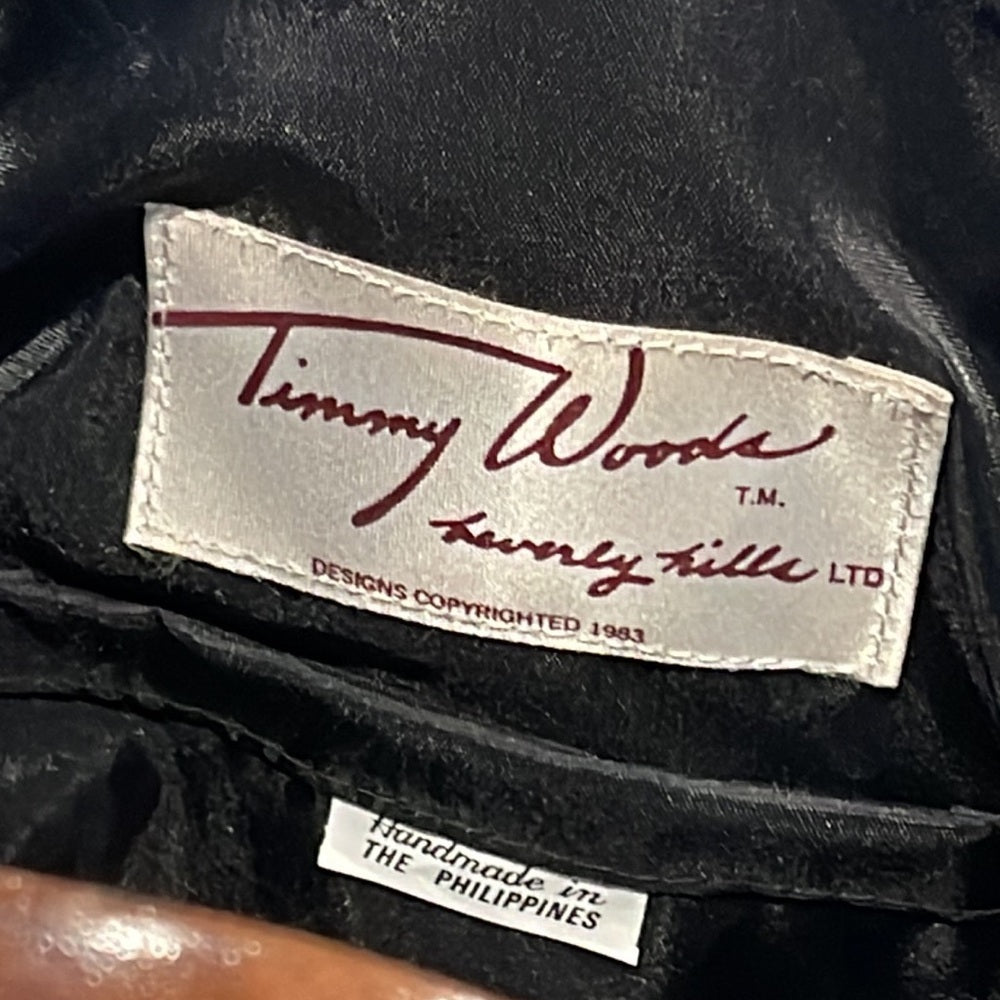 Timmy Woods of Hollywood Hand Carved Shoulder Bag