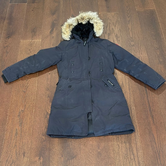 CANADA Goose Women’s Kensington Fur Trimmed Parka Size Medium