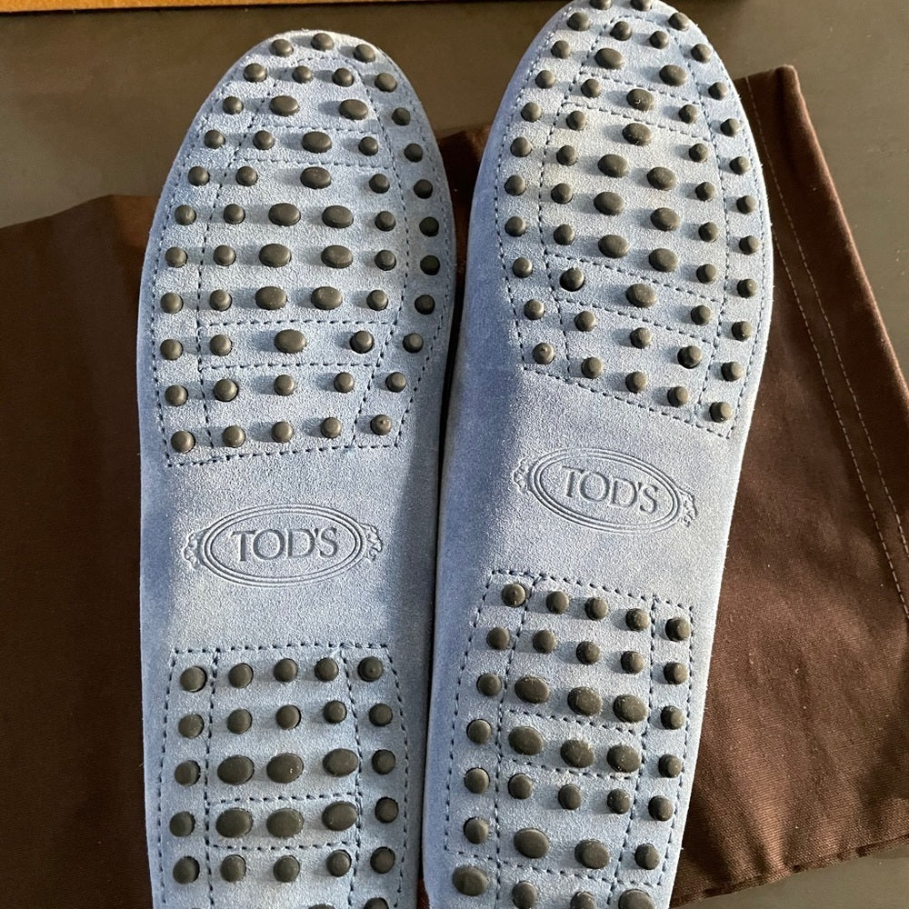 Tod’s Women’s Blue Driving Shoes Size 39.5/9.5