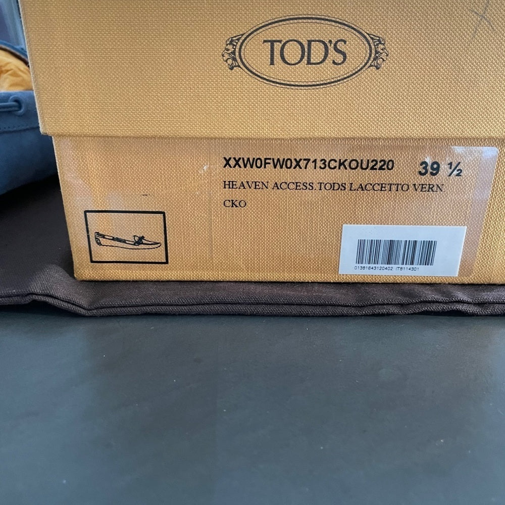 Tod’s Women’s Blue Driving Shoes Size 39.5/9.5