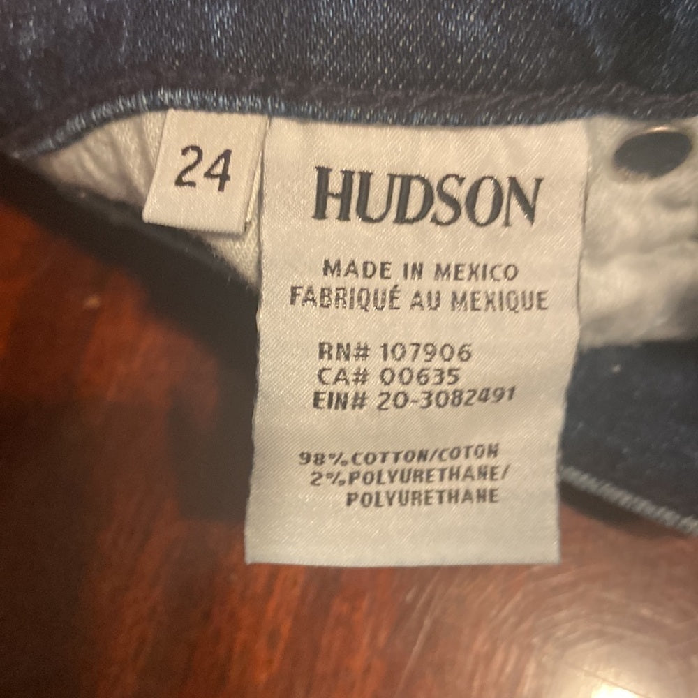 Women’s Hudson jeans. Blue. Size 24