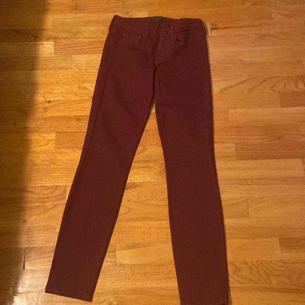 Women’s Vince jeans. Dark red. Size 24