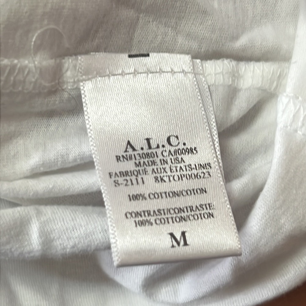 NWT A.L.C Women’s White Shirt Size M