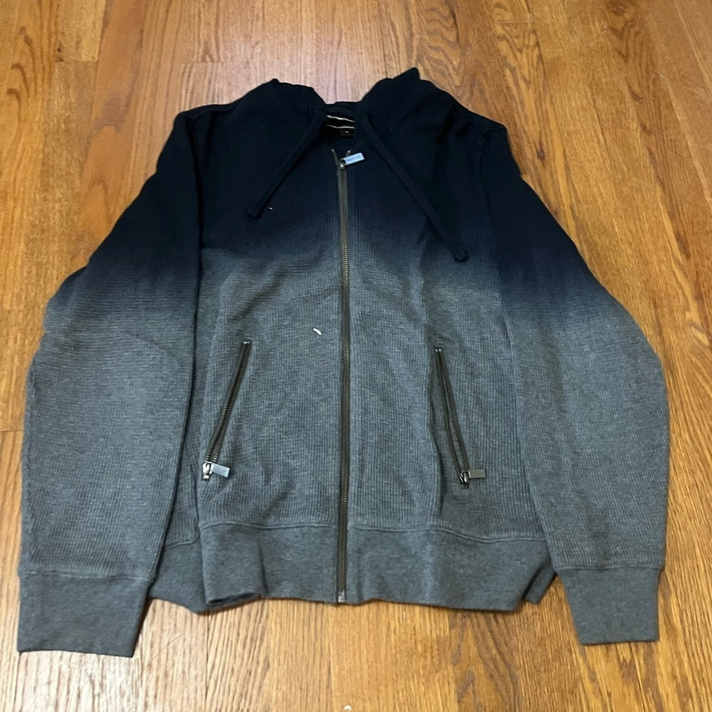 Michael Kors Men’s Ombré Zippered Hoodie Size Medium