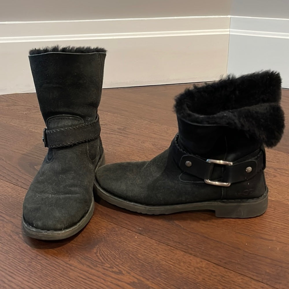 Women’s Black Uggs Size 9