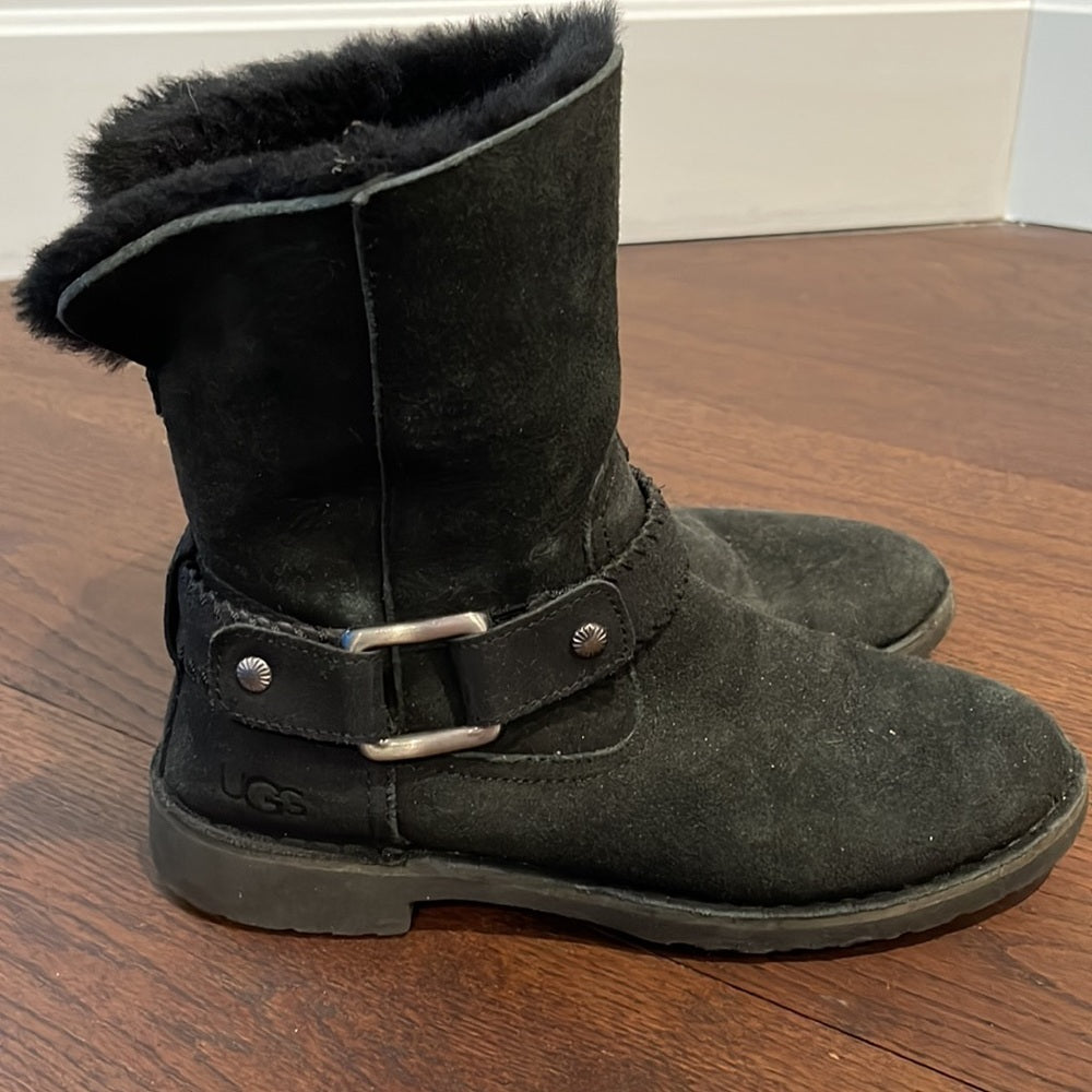 Women’s Black Uggs Size 9