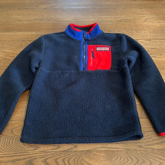 Vineyard Vines Boys Quarter-Zip Fleece - Size Small