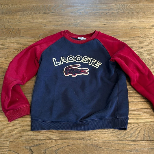 Lacoste Boys Embroidered Crewneck - Size 8