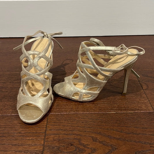 Ivanka Trump Women’s Silver Sandals Size 7