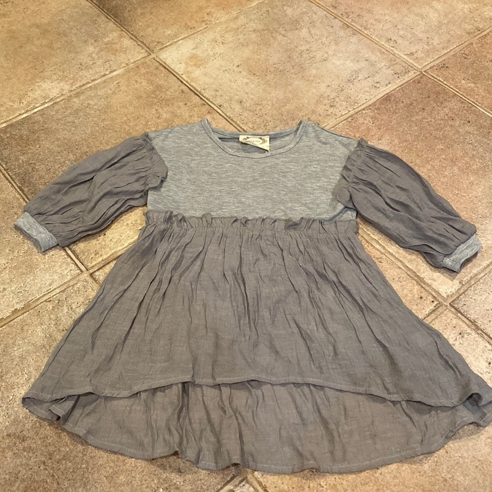 Mia Joy kids gray dress size 6