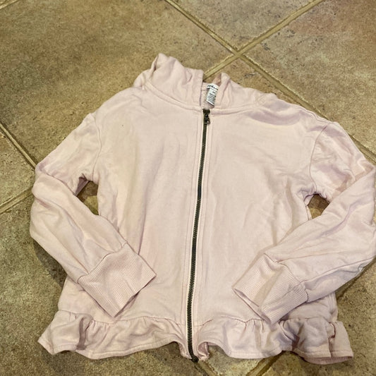 Splendid girls light pink ruffle zip up size 6x