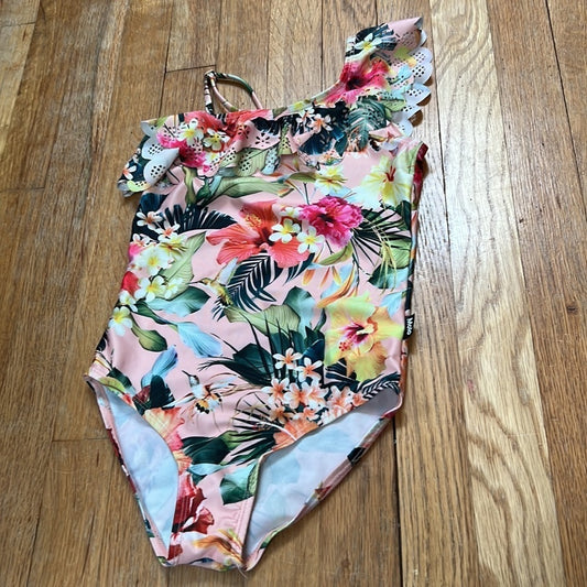 MOLO Kid’s Orange Floral One Piece Size 8y