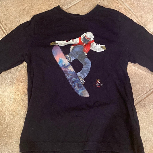 Mayoral boys snowboard long sleeve t shirt size 5