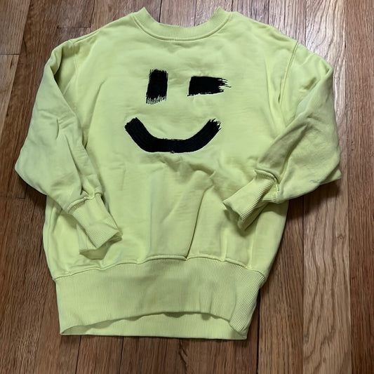 Molo Kid’s Yellow Smiley Face Sweatshirt Size 5