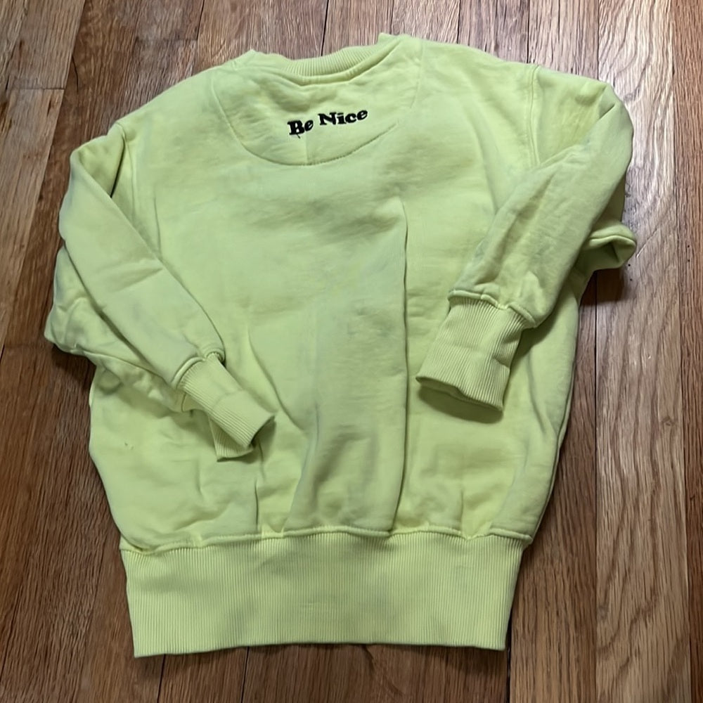 Molo Kid’s Yellow Smiley Face Sweatshirt Size 5