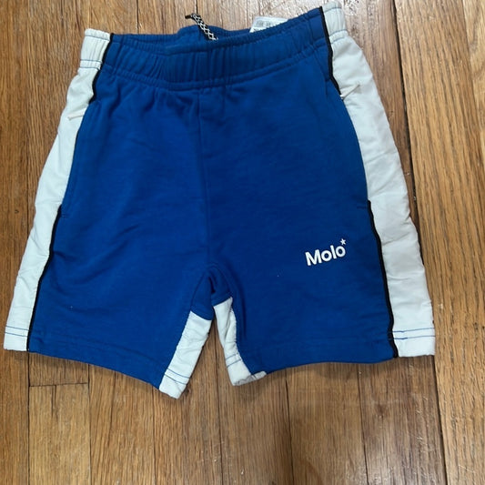 Molo Kid’s Blue and White Shorts Size 4