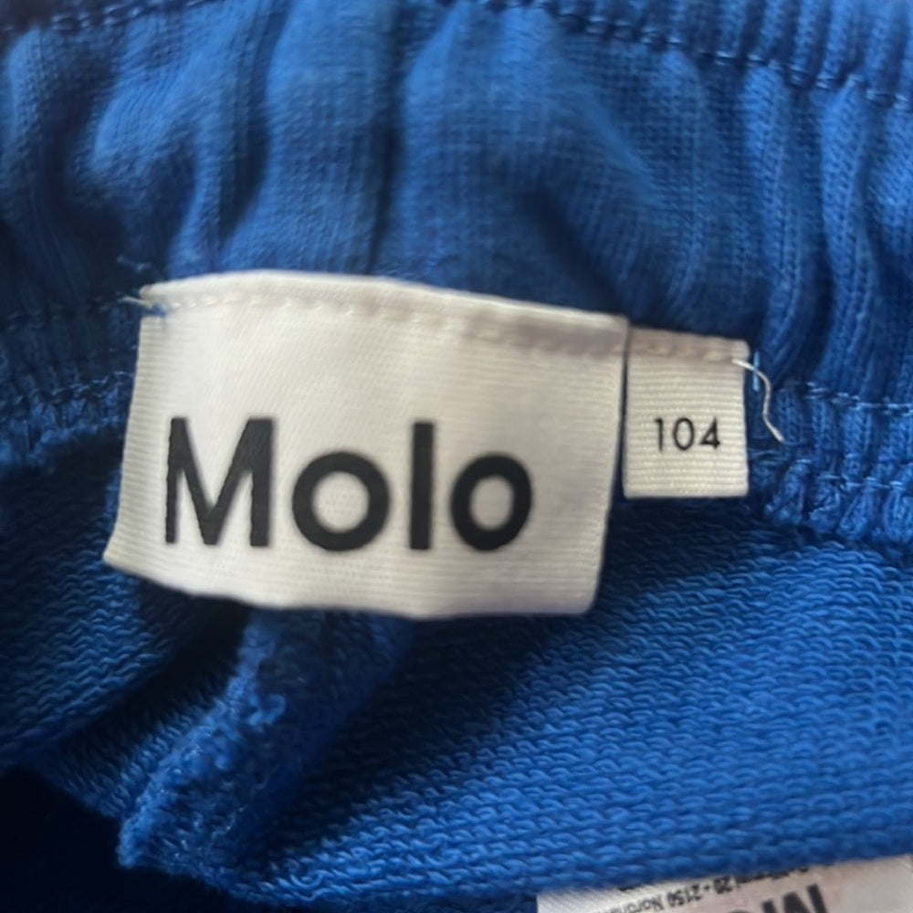 Molo Kid’s Blue and White Shorts Size 4