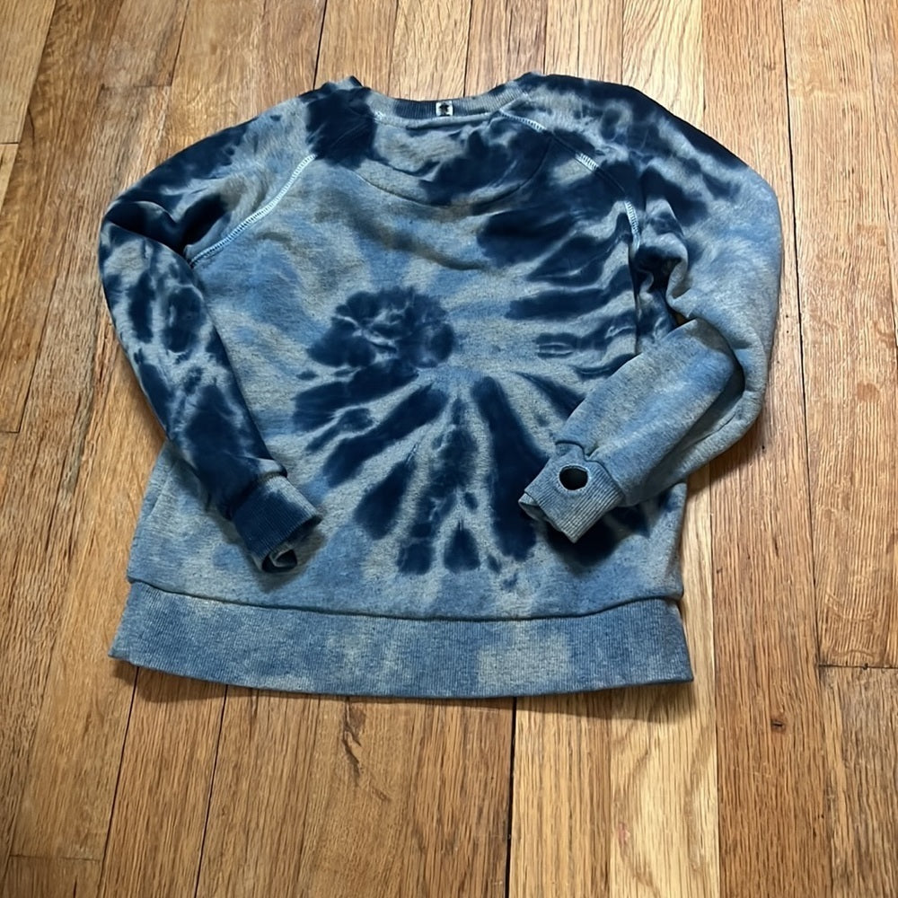 Munster Kid’s Blue and Grey Tie Dye Sweater Size 4