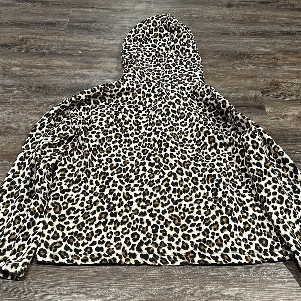 Velvet Women’s Cheetah Hoodie - Size Small