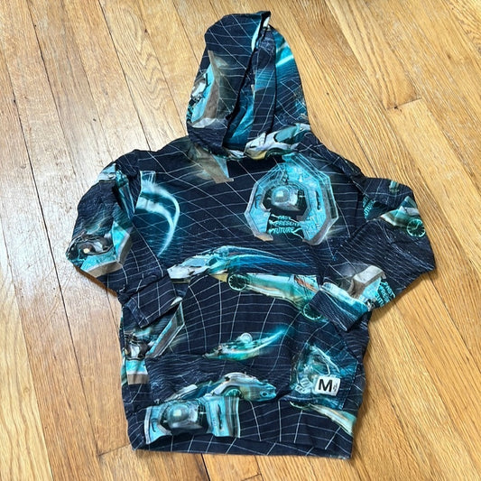 MOLO Kid’s Blue Space Hoodie Size 5