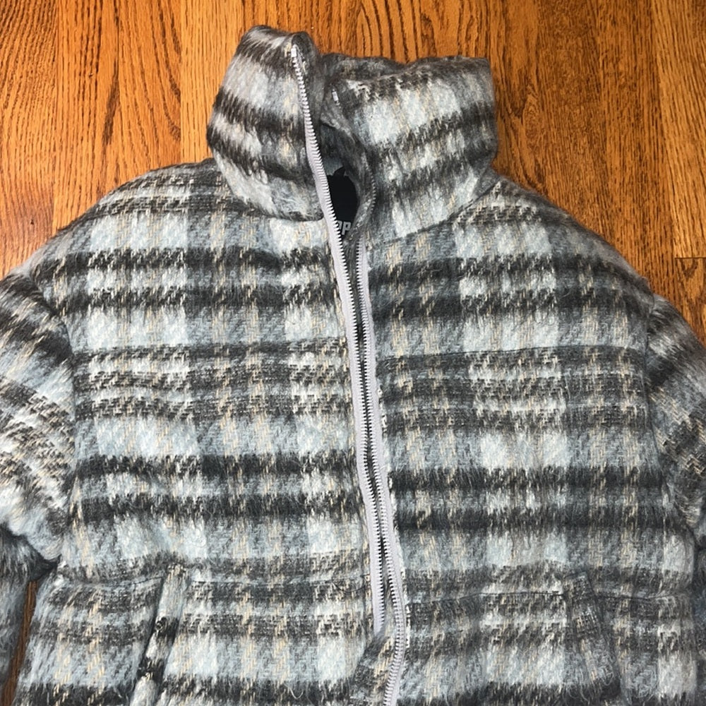 Apparis Woman’s Josh Plaid Faux Fur Lined Jacket Size M