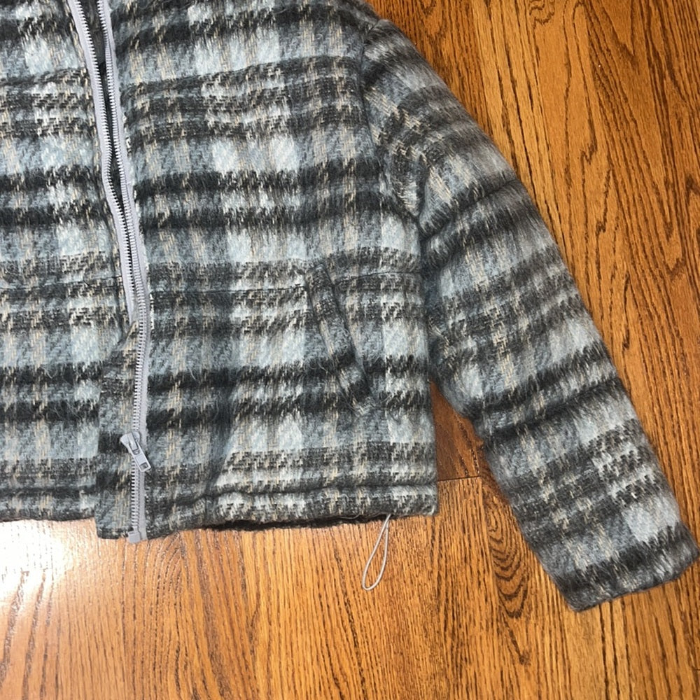 Apparis Woman’s Josh Plaid Faux Fur Lined Jacket Size M