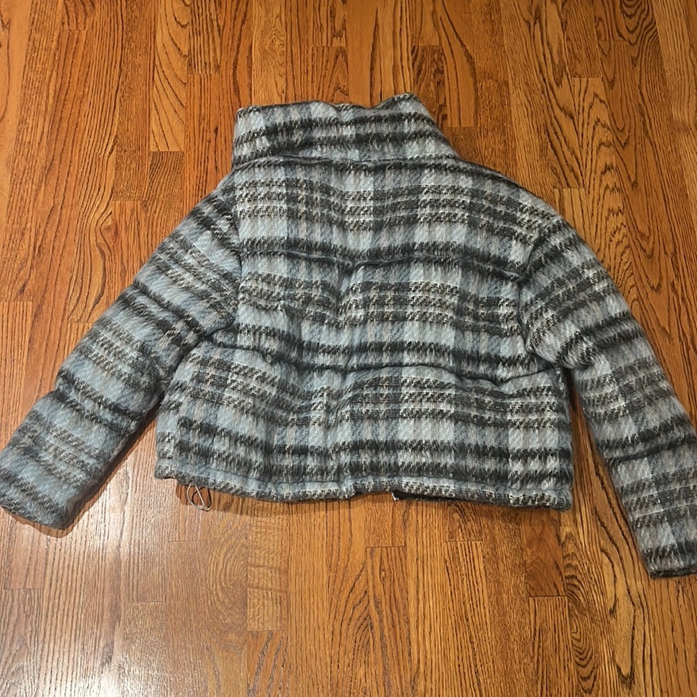 Apparis Woman’s Josh Plaid Faux Fur Lined Jacket Size M